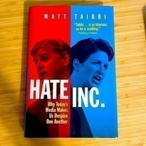 Hate Inc. Hardcover Book | Brand New